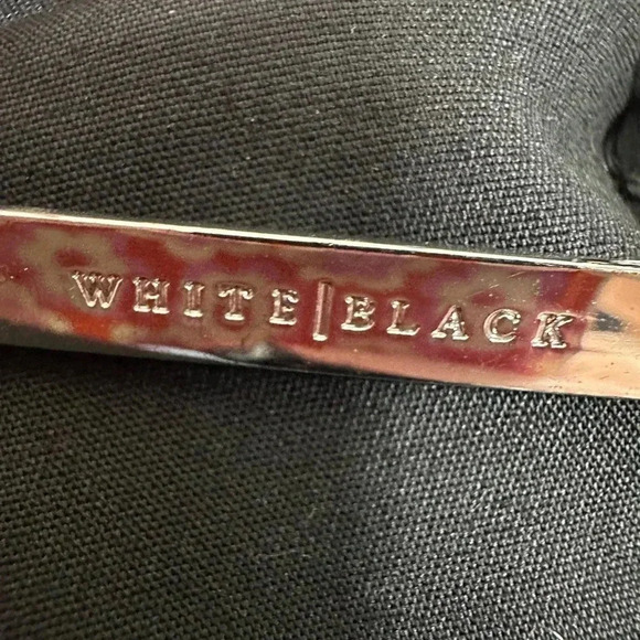 White House Black Market black zip front perfect form jacket size 6 - Picture 9 of 10